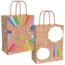 GIFT BAG, Eco Nature Hip Hip Hooray Medium