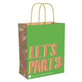 GIFT BAG, Eco Nature Lets Party, Medium