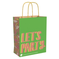 GIFT BAG, Eco Nature Lets Party, Medium