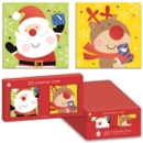 BOXED CARDS,Mini Square Cute 4 Assorted 20's CDU