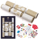 CRACKERS,31cm Cream & Gold 8's