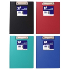 CLIPBOARD, A4 Foldover 4 Asst. Colours