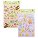 EASTER STICKERS,Bubble Large Assorted H/pk