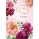 BIRTHDAY CARDS,6's Floral