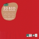 NAPKINS,33/3ply Red 20's Duni