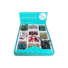 CAKE DECORATION, CHRISTMAS Assorted Mottos Asst. CDU