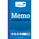 DUPLICATE BOOK,Carbonless 8.25x5/206x125mm (Silvine)