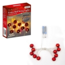 10 LED Red Bell String Lights