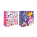GIFT BAG,Girls Icons, 2 Asst. Square Large (was 1.69)