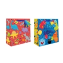GIFT BAG,Dinosaur Monster 2 Asst. Square Large(was 1.69)