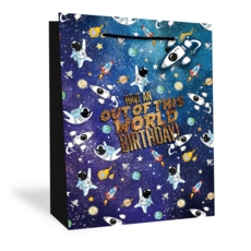 GIFT BAG, Space (Extra Large)