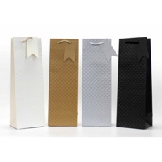 GIFT BAG,Embossed Foil Classics 4 Assorted (Bottle)