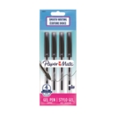 BALL PEN,Paper Mate Gel Black 4's H/pk