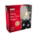 18CM LED WARM WHITE STAR, Tree Topper
