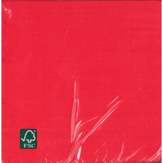 NAPKINS,33cm 2ply Red 20's