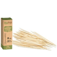 COCKTAIL STICKS, Wooden Eco Friendly 100's