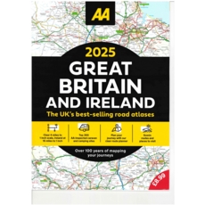 AA ROAD ATLAS,A3 Great Britain & Ireland 2025 Flashed £8.99