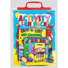 ACTIVITY PACK,4 Books+Crayons H/pk