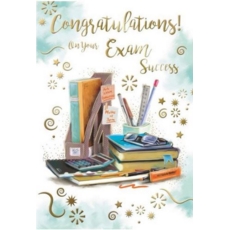 PASSED EXAM CARDS,6's Text & Stationery