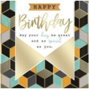 BIRTHDAY CARDS,6's Geometric
