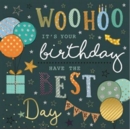 BIRTHDAY CARDS,6's Balloons, Presents  & Stars