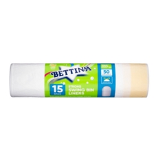 SWING BIN LINER,On Roll 15's 50 litre