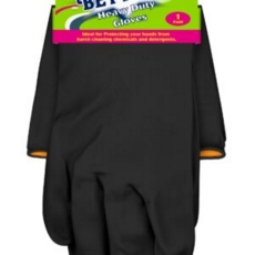 GLOVES,Black Heavy Duty Medium