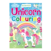 COLOURING BOOK,Bumper, Unicorn 96pg (Was 2.49)