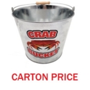 BUCKET,Crab, Metal 5 Litre (Multi Carton Price 3x24pc)