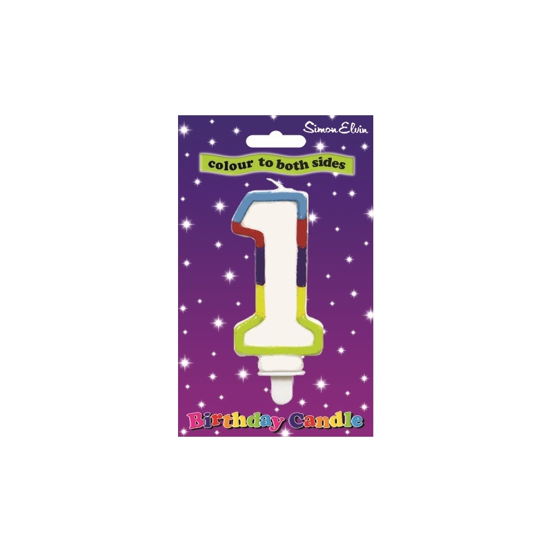 CAKE CANDLE,NUMERAL 1
