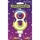 CAKE CANDLE,NUMERAL 8