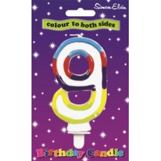 CAKE CANDLE,NUMERAL 9