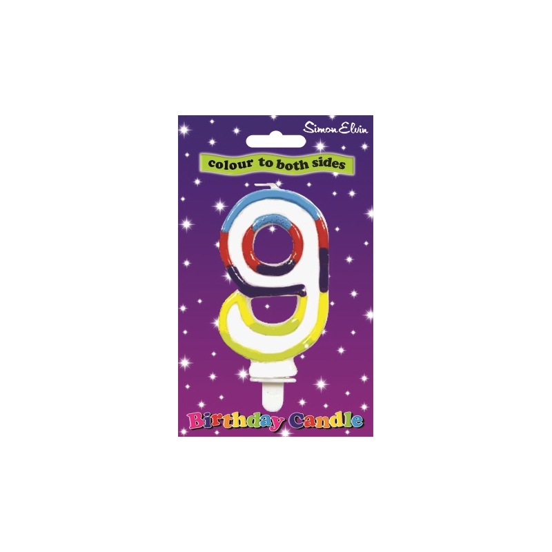 CAKE CANDLE,NUMERAL 9