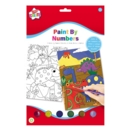 PAINT BY NUMBERS, Children, with 6 Paints H/pk