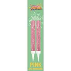 ICE FOUNTAINS,Pink Glitz 2's Suitable for Indoor Use H/pk