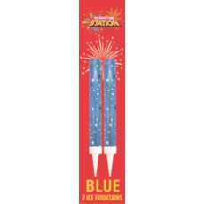 ICE FOUNTAINS,Blue Glitz 2's Suitable for Indoor Use H/pk