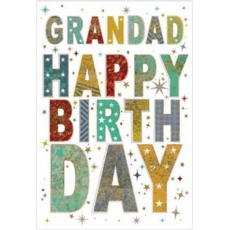 BIRTHDAY CARDS,Grandad Text