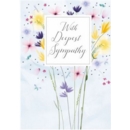 SYMPATHY CARDS, 6's Floral
