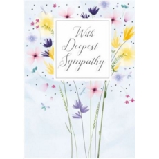 SYMPATHY CARDS, 6's Floral