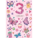 AGE 3 CARDS,Female 6's Butterflies & Parcels