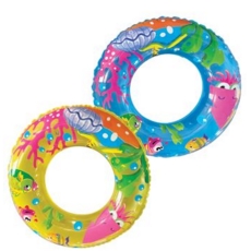 SWIM RING,Transparent Printed 24in (Ages 6-10)