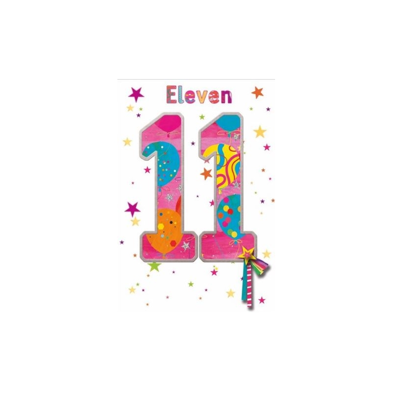 AGE 11 CARDS,Female 6