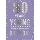 AGE 80 CARDS,Female 6's Text