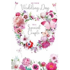 WEDDING DAY CARDS,6's Flowers