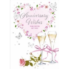 ANNIVERSARY CARDS,Your 6's Champagne