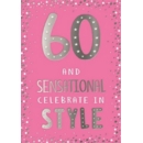 AGE 60 CARDS,Female 6's Text