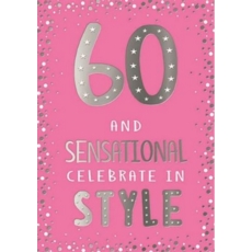 AGE 60 CARDS,Female 6's Text