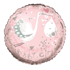 BALLOONS,Baby  Girl Helium Foil