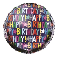 BALLOONS,Happy Birthday Helium Foil