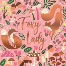 BIRTHDAY CARDS,6's Foxy Lady.